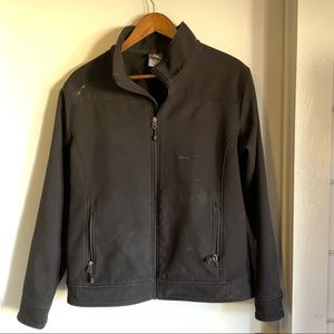 Soft shell full-zip fleece jacket, former uniform